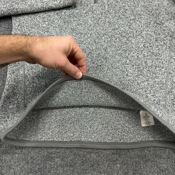 Patagonia Gray Women's Sweater size large 1/4 Zipper - Picture 5 of 11